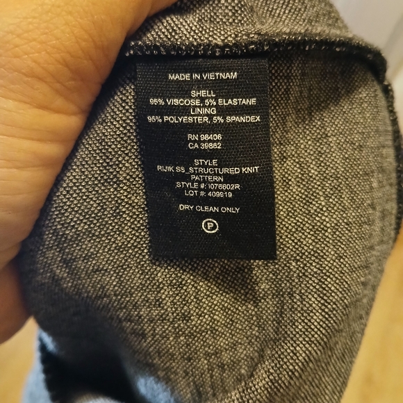 Theory Rijik SS_Structured Knit Dress - Picture 12 of 12